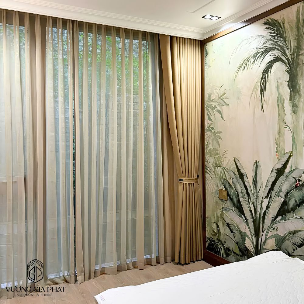 Rèm Vải Linen 2 Lớp Cao Cấp