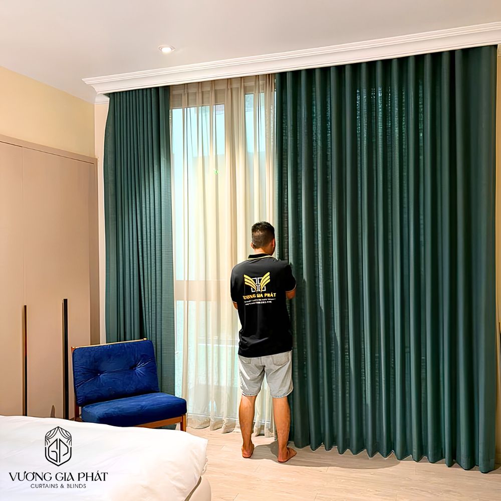 Rèm Vải Linen 2 Lớp Cao Cấp