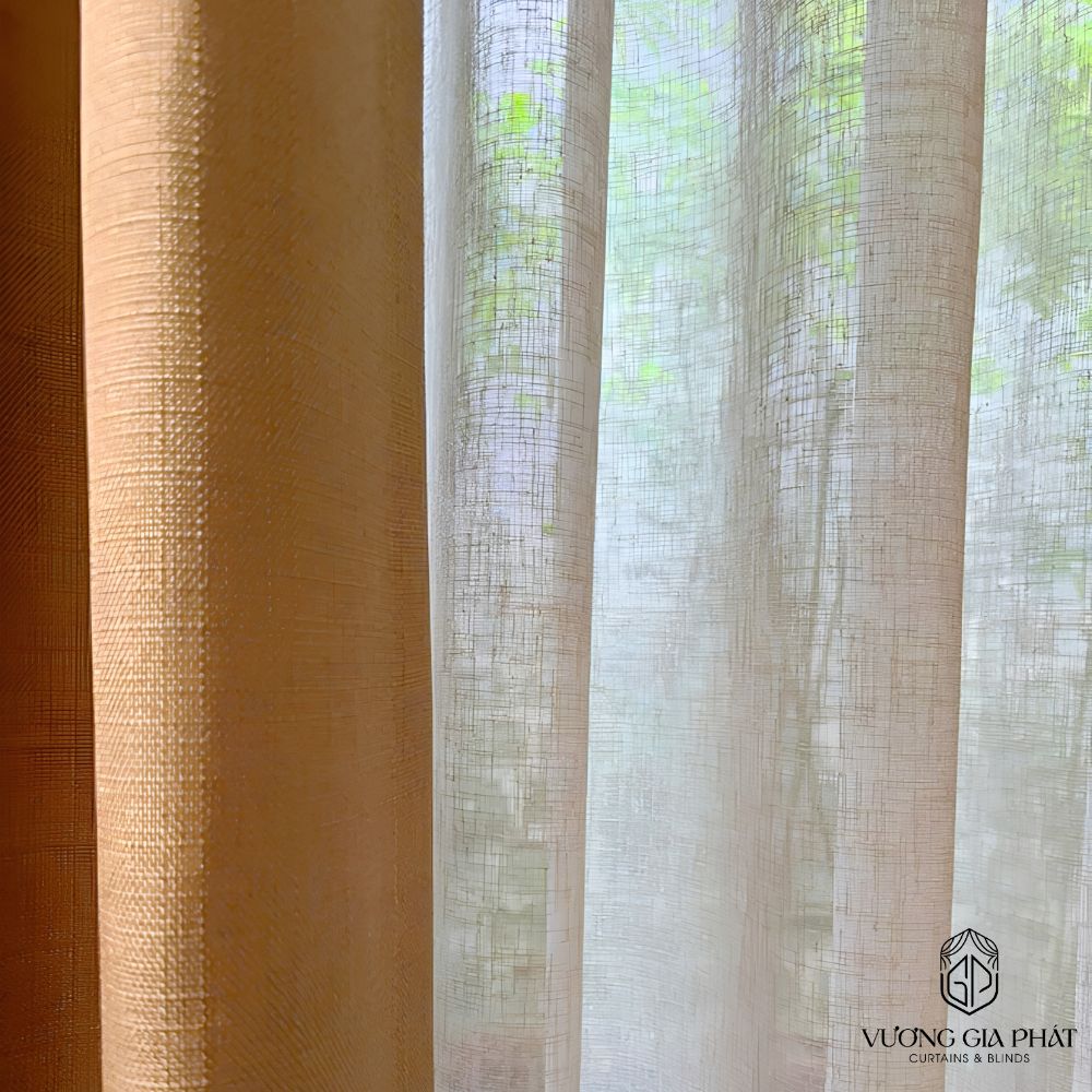Rèm Vải Linen 2 Lớp Cao Cấp