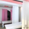 Rèm Vải Tông TrắngHồng - Phòng Spa