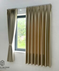Rèm Vải 1 Lớp Màu Kem Sang Trọng Giá Tốt