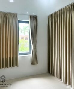 Rèm Vải 1 Lớp Màu Kem Sang Trọng Giá Tốt