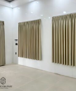 Rèm Vải 1 Lớp Màu Kem Sang Trọng Giá Tốt