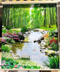 Rèm Cuốn In Tranh Theo Yêu Cầu