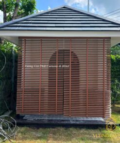 Rèm Sáo Gỗ Treo Cửa Chống Nắng Tự Nhiên