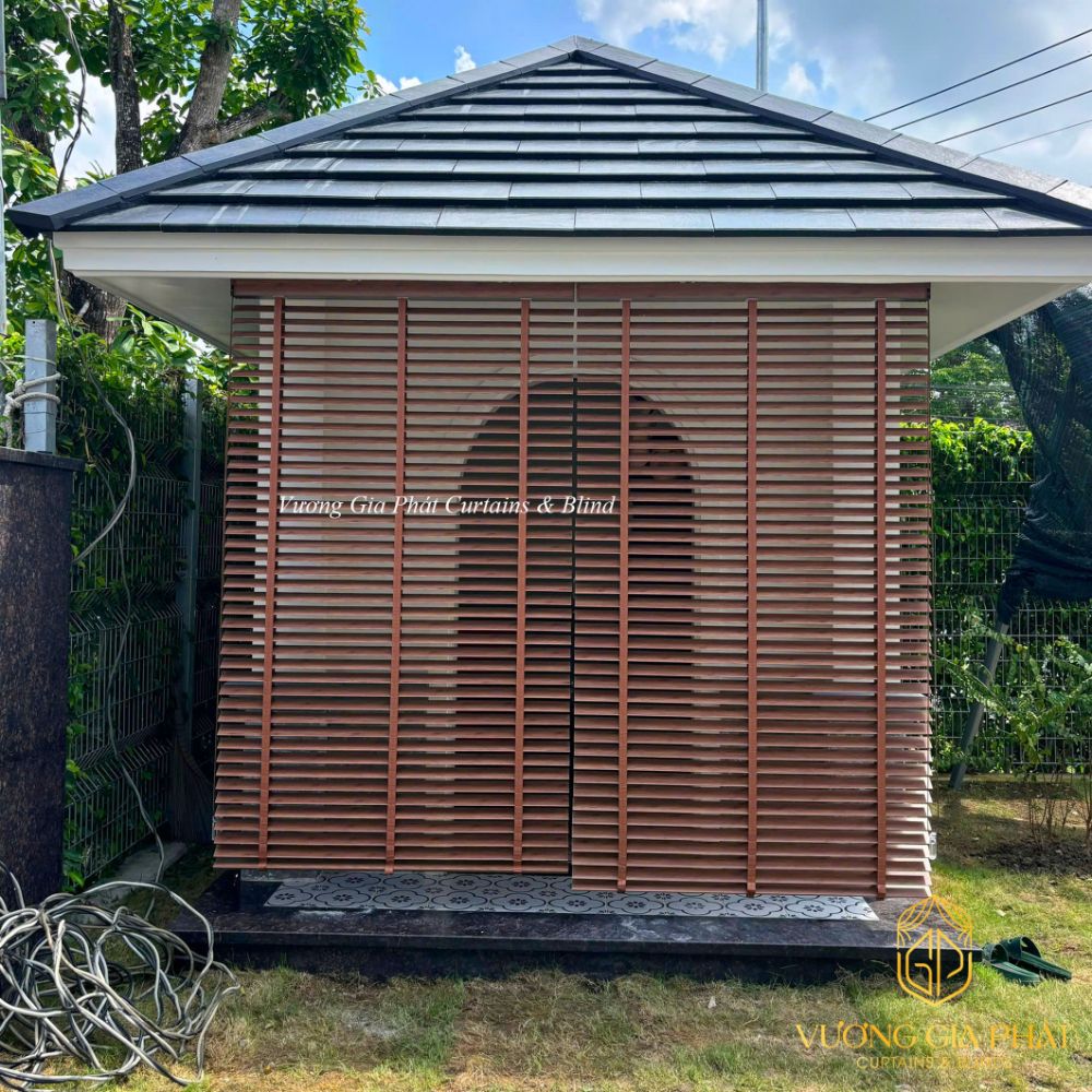 Rèm Sáo Gỗ Treo Cửa Chống Nắng Tự Nhiên