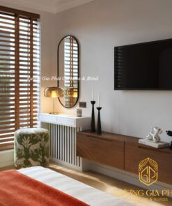 Rèm Sáo Gỗ Treo Cửa Chống Nắng Tự Nhiên