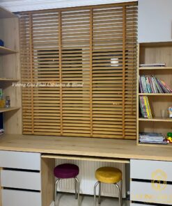 Rèm Sáo Gỗ Treo Cửa Chống Nắng Tự Nhiên