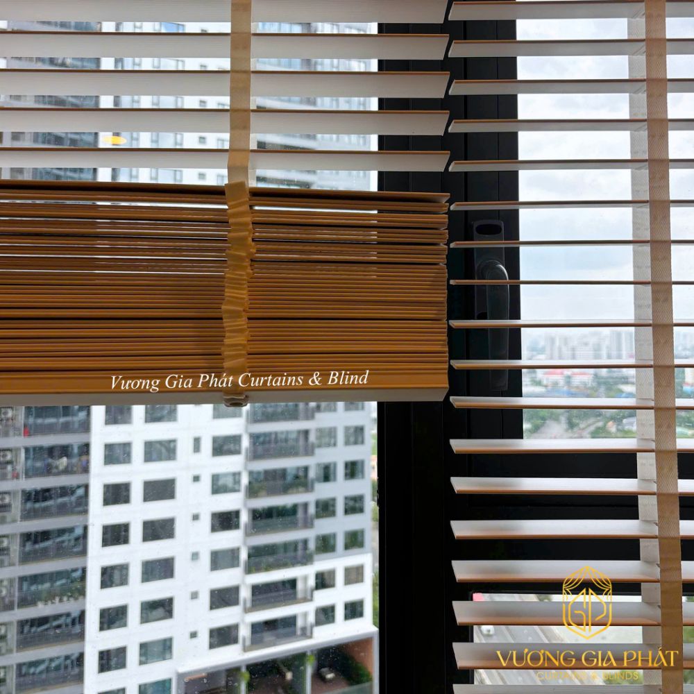 Rèm Sáo Gỗ Treo Cửa Chống Nắng Tự Nhiên