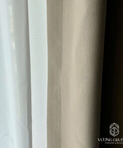 Rèm Vải 2 Lớp Màu Kem