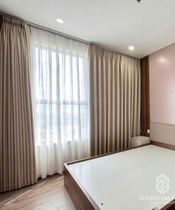Rèm Vải 2 Lớp Màu Kem