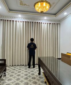 Rèm Vải 1 Lớp Nhà Phố Gò Vấp