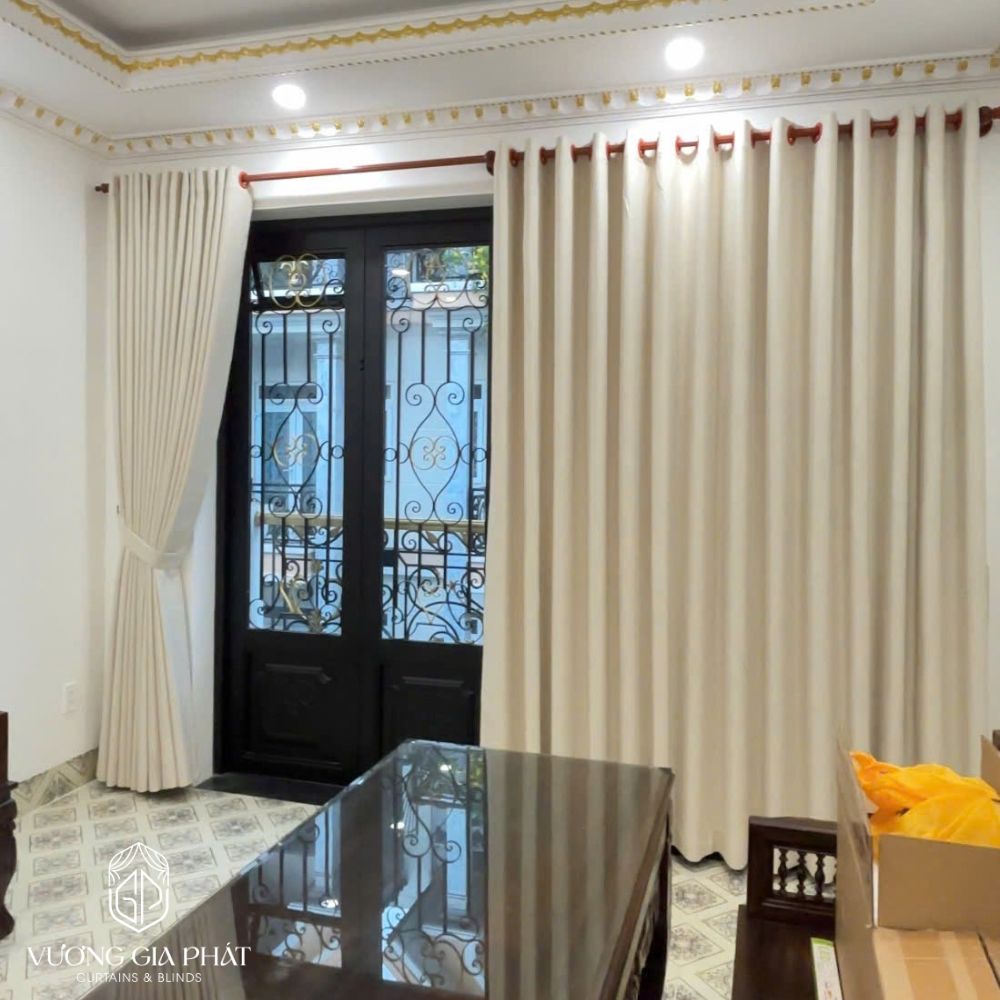 Rèm Vải 1 Lớp Nhà Phố Gò Vấp