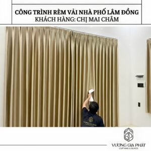 Công Trình Rèm Vải Nhà Phố Lâm Đồng
